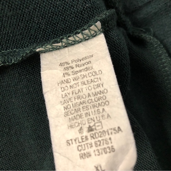 Cropped Lightweight Hunter Green Hoodie, Sz XL - Picture 9 of 12